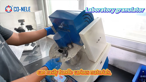 Ceramic powder and cement mixing granulator
